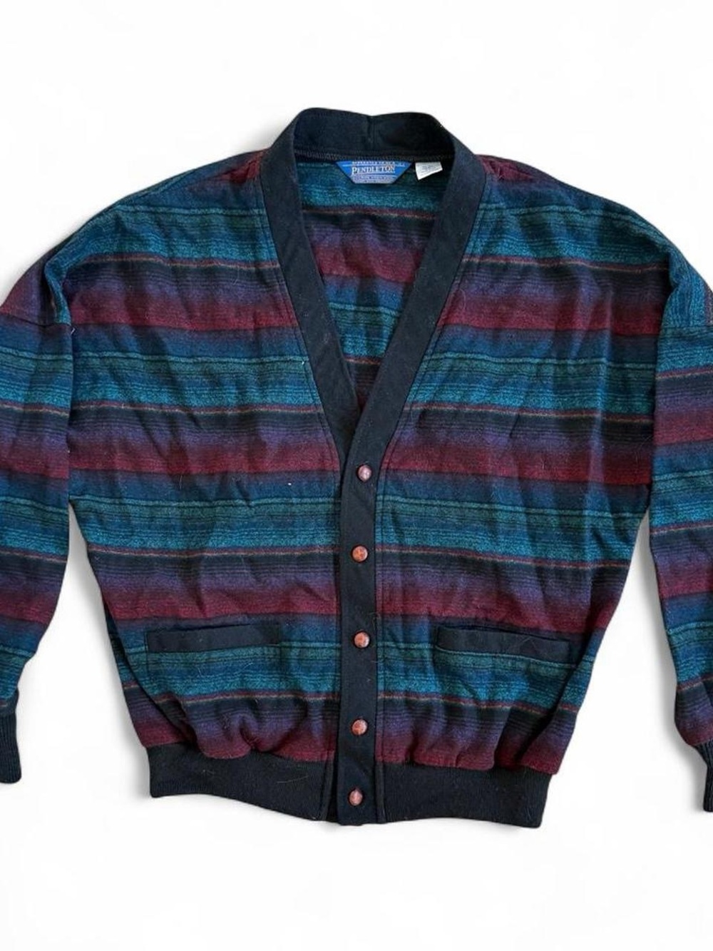 Vintage Pendleton 100% Virgin Wool Cardigan